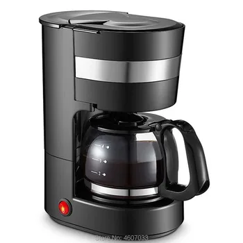 Электрическая капельная кофеварка бытовая кофемашина Портативная автоматическая машина для приготовления чая и кофе по-американски 220 В