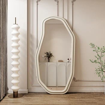 Нерегулярное Зеркало во весь рост, Эстетичный Большой Волнистый Модный Дизайн Спальни, Декор комнаты Spiegel GXR35XP